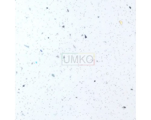 № 055 Ледяная искра белая столешница для кухни 38 мм глянец