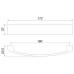Мебельная ручка RS191BSN.4/160