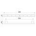 Мебельная ручка PALETTE RS282CP/MC8.4/224