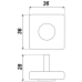 Мебельная ручка RC516GE.4