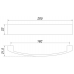 Мебельная ручка RS191BSN.4/192