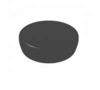 Декоративная  крышка для стекольной петли H17BL круглая чёрная
